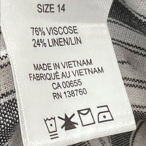 Pennington’s Linen Blend Paper Bag Waist Frill Short - In Every Story Sz 14 NWT - Picture 8 of 11